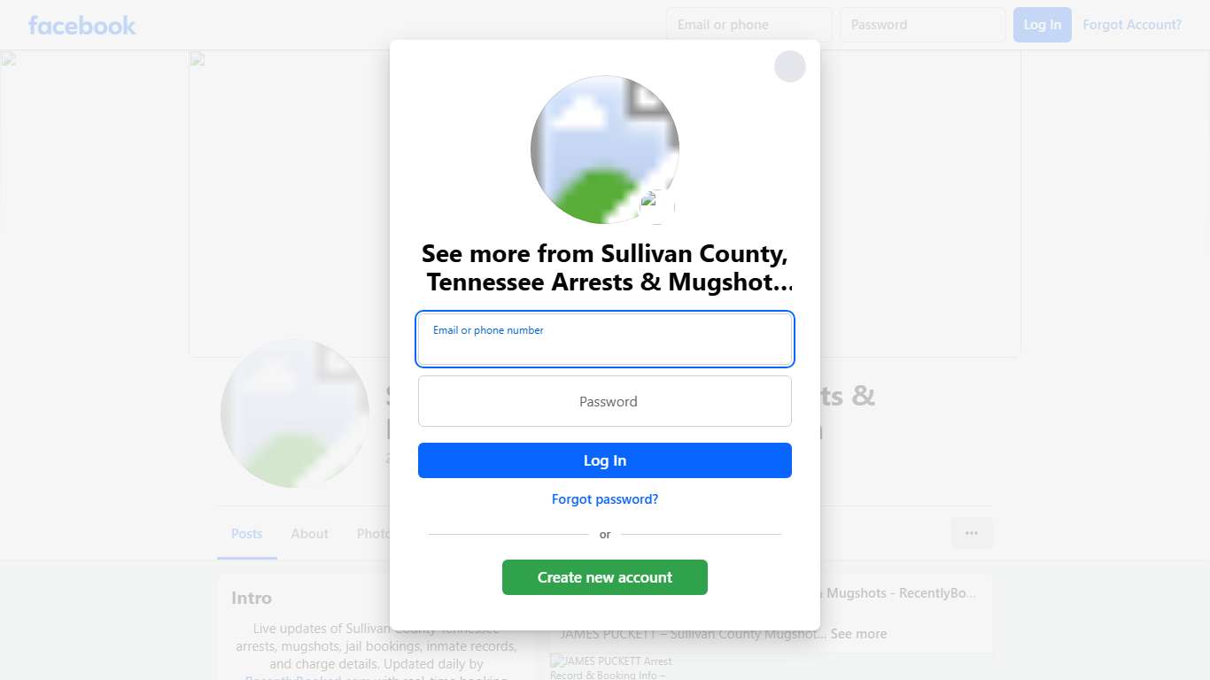 Sullivan County, Tennessee Arrests & Mugshots - RecentlyBooked.com | Facebook